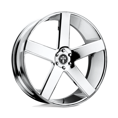 DUB 1PC S115 BALLER 24X10 20 5X127/5X5.0 CHROME PLATED