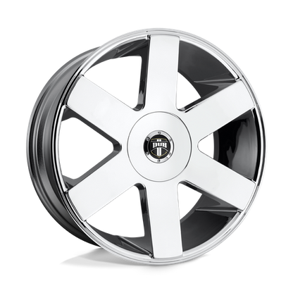 DUB 1PC S115 BALLER 24X10 20 5X127/5X5.0 CHROME PLATED