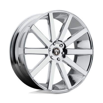 DUB 1PC S120 SHOT CALLA 22X9.5 30 6X139.7/6X5.5 CHROME PLATED