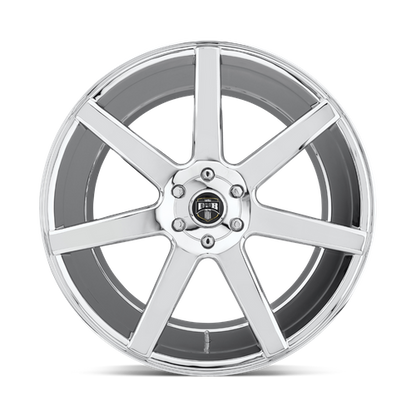 DUB 1PC S126 FUTURE 22X9.5 30 6X139.7/6X5.5 CHROME PLATED
