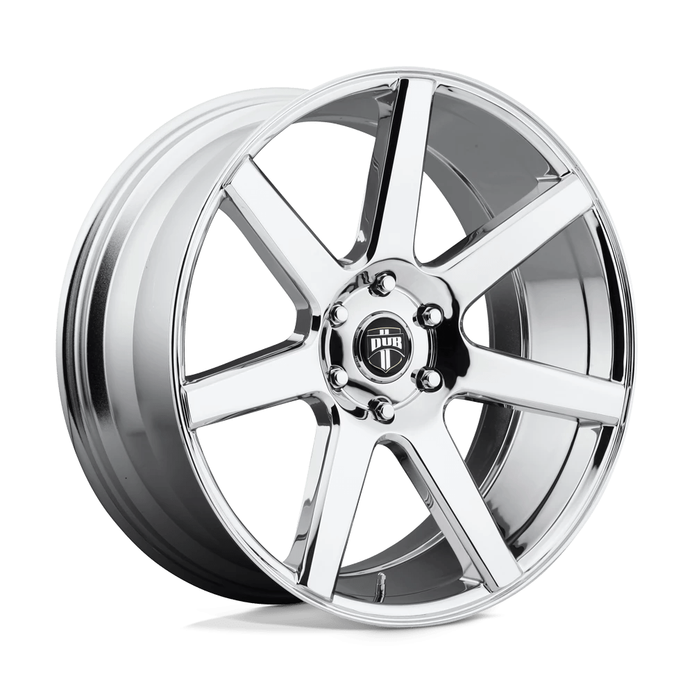 DUB 1PC S126 FUTURE 22X9.5 30 6X139.7/6X5.5 CHROME PLATED