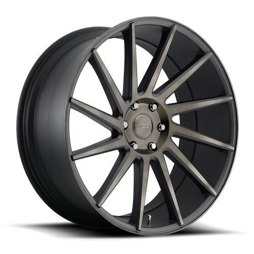 DUB 1PC S128 CHEDDA 22X9.5 30 6X139.7/6X5.5 MATTE BLACK DOUBLE DARK TINT