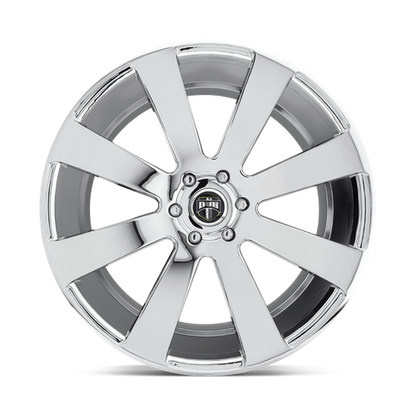 DUB 1PC S131 8-BALL 24X10 30 6X139.7/6X5.5 CHROME PLATED