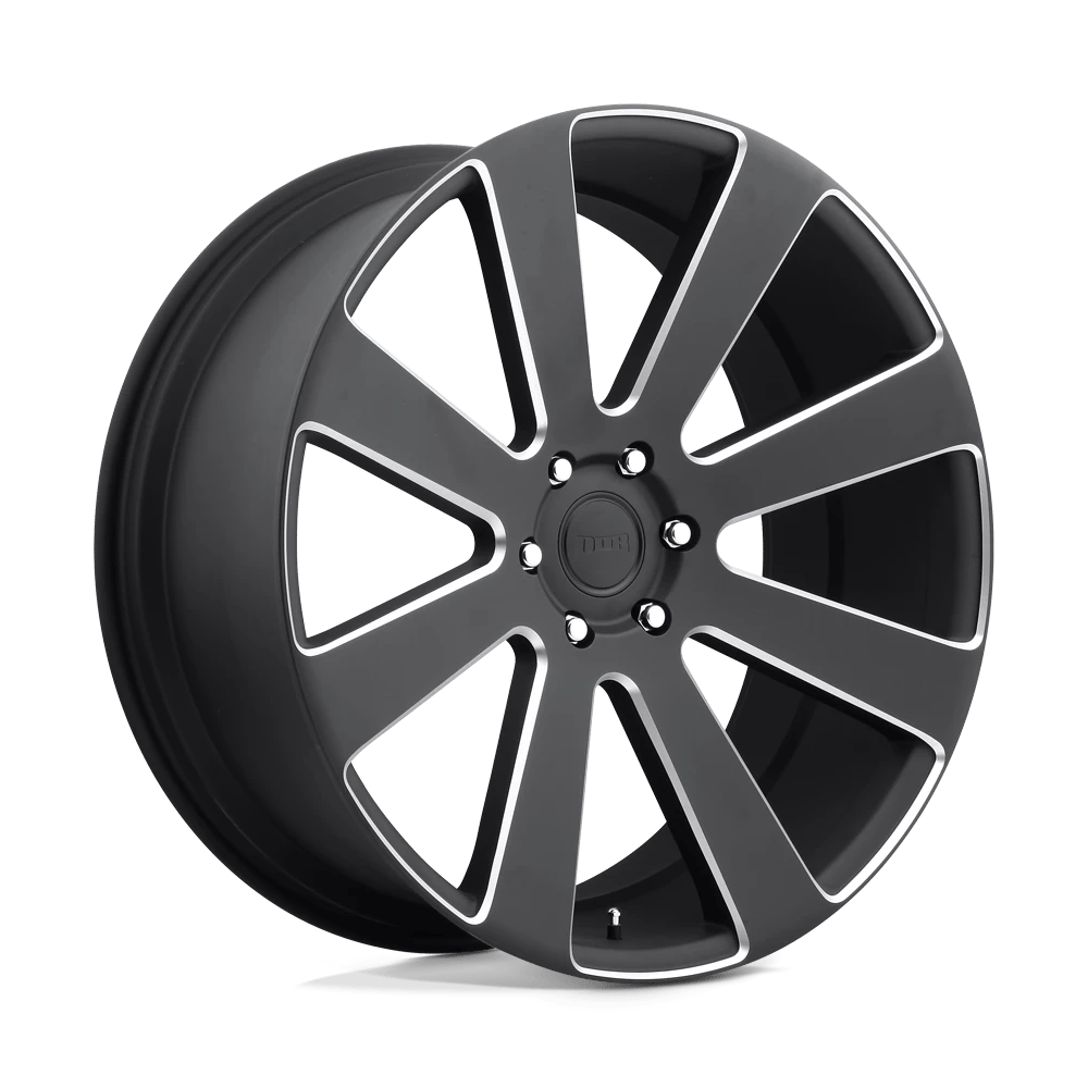 DUB 1PC S187 8-BALL 22X9.5 30 6X139.7/6X5.5 MATTE BLACK MILLED