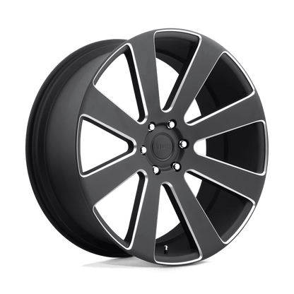 DUB 1PC S187 8-BALL 22X9.5 30 6X139.7/6X5.5 MATTE BLACK MILLED