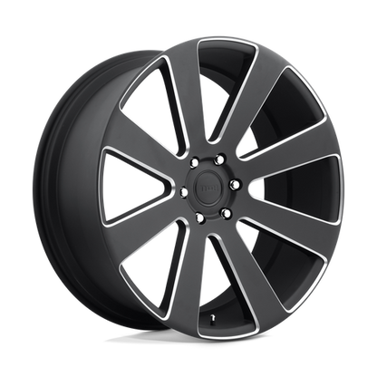DUB 1PC S187 8-BALL 22X9.5 30 6X139.7/6X5.5 MATTE BLACK MILLED