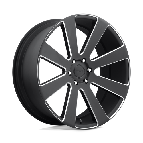 DUB 1PC S187 8-BALL 22X9.5 30 6X139.7/6X5.5 MATTE BLACK MILLED