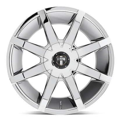 DUB 1PC S201 PUSH 22X9.5 30 6X135/6X5.3/6X139.7/6X5.5 CHROME PLATED
