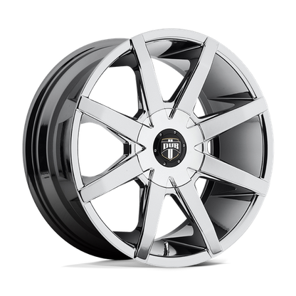 DUB 1PC S201 PUSH 22X9.5 30 6X135/6X5.3/6X139.7/6X5.5 CHROME PLATED