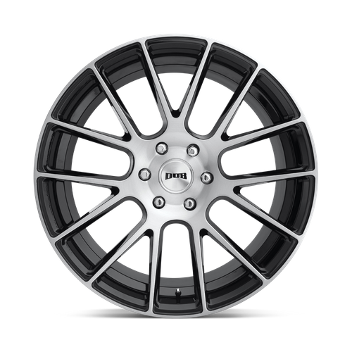 DUB 1PC S206 LUXE 22X9.5 30 6X139.7/6X5.5 GLOSS BLACK BRUSHED