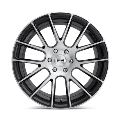 DUB 1PC S206 LUXE 22X9.5 30 6X139.7/6X5.5 GLOSS BLACK BRUSHED
