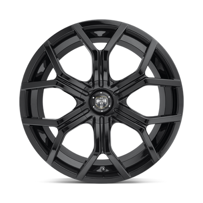 DUB 1PC S208 ROYALTY 22X9.5 30 6X120/6X132/6X120/132 GLOSS BLACK