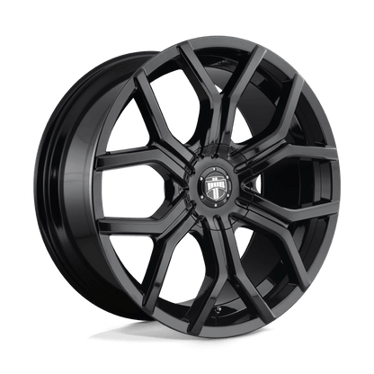 DUB 1PC S208 ROYALTY 22X9.5 30 6X120/6X132/6X120/132 GLOSS BLACK