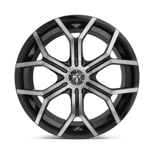 DUB 1PC S209 ROYALTY 22X9.5 32 5X112 GLOSS MACHINED DOUBLE DARK TINT