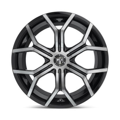 DUB 1PC S209 ROYALTY 22X9.5 32 5X112 GLOSS MACHINED DOUBLE DARK TINT