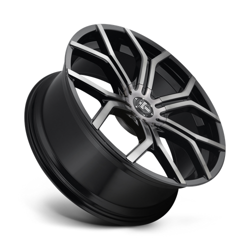 DUB 1PC S209 ROYALTY 22X9.5 32 5X112 GLOSS MACHINED DOUBLE DARK TINT