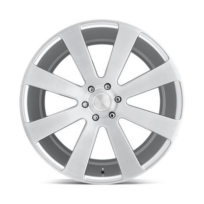 DUB 1PC S213 8-BALL 22X9.5 30 6X139.7/6X5.5 GLOSS SILVER BRUSHED