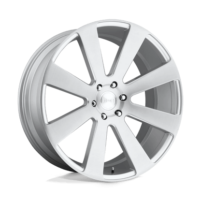 DUB 1PC S213 8-BALL 22X9.5 30 6X139.7/6X5.5 GLOSS SILVER BRUSHED
