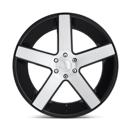 DUB 1PC S217 BALLER 24X10 11 5X127/5X5.0 GLOSS BLACK BRUSHED