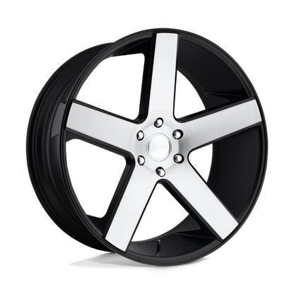 DUB 1PC S217 BALLER 24X10 11 5X127/5X5.0 GLOSS BLACK BRUSHED