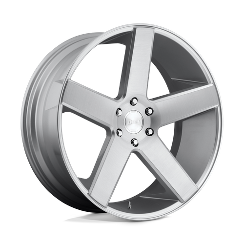 DUB 1PC S218 BALLER 24X10 11 5X127/5X5.0 GLOSS SILVER BRUSHED