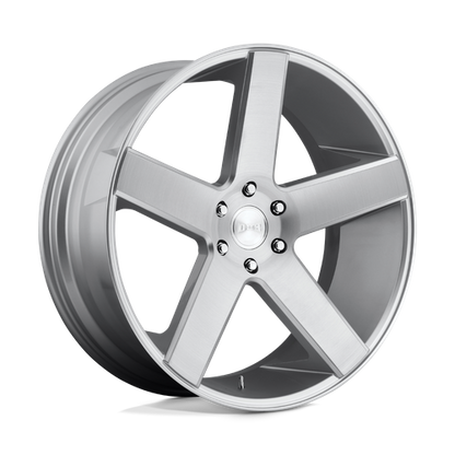 DUB 1PC S218 BALLER 24X10 11 5X127/5X5.0 GLOSS SILVER BRUSHED