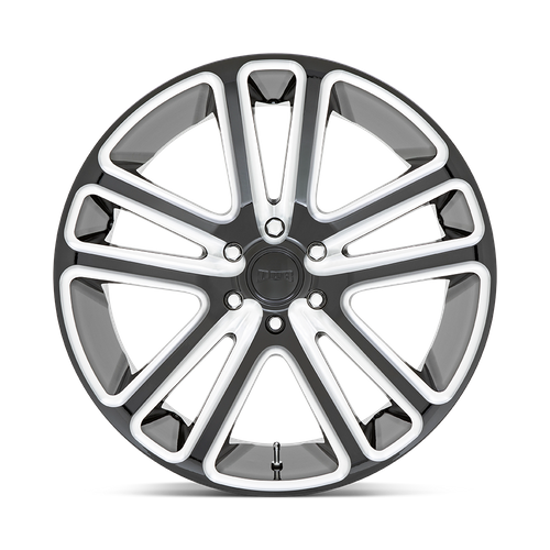 DUB 1PC S255 FLEX 22X9.5 10 5X127/5X5.0 Gloss Black Milled
