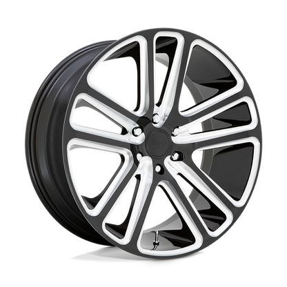 DUB 1PC S255 FLEX 22X9.5 25 6X139.7/6X5.5 Gloss Black Milled