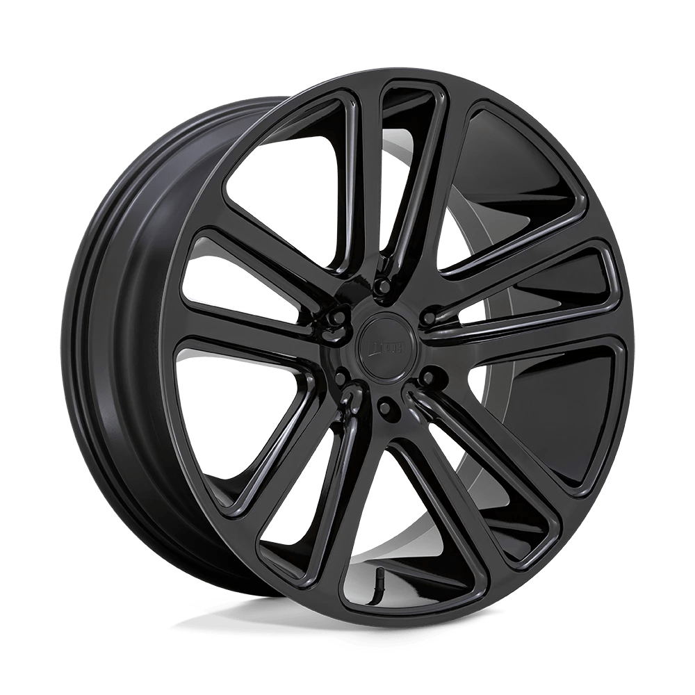 DUB 1PC S256 FLEX 22X9.5 25 6X139.7/6X5.5 Gloss Black