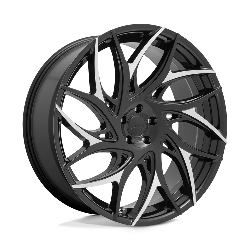 DUB 1PC S259 G.O.A.T. 24X10 10 5X127/5X5.0 Gloss Black With Machined Spokes