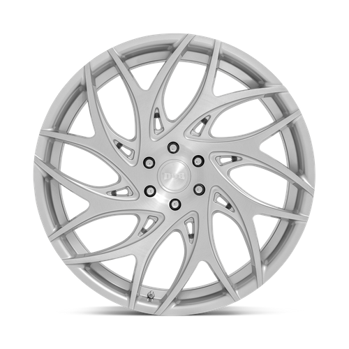 DUB 1PC S261 G.O.A.T. 24X10 10 5X127/5X5.0 Silver Brushed Face
