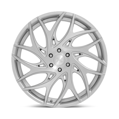 DUB 1PC S261 G.O.A.T. 24X10 30 6X135/6X5.3 Silver Brushed Face