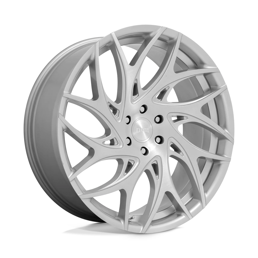 DUB 1PC S261 G.O.A.T. 26X10 25 6X139.7/6X5.5 Silver Brushed Face