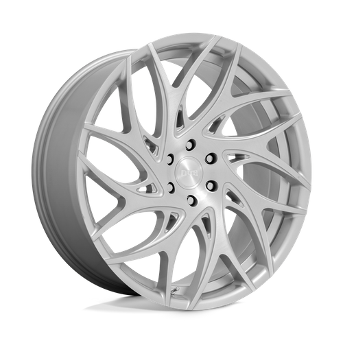 DUB 1PC S261 G.O.A.T. 24X10 30 6X135/6X5.3 Silver Brushed Face