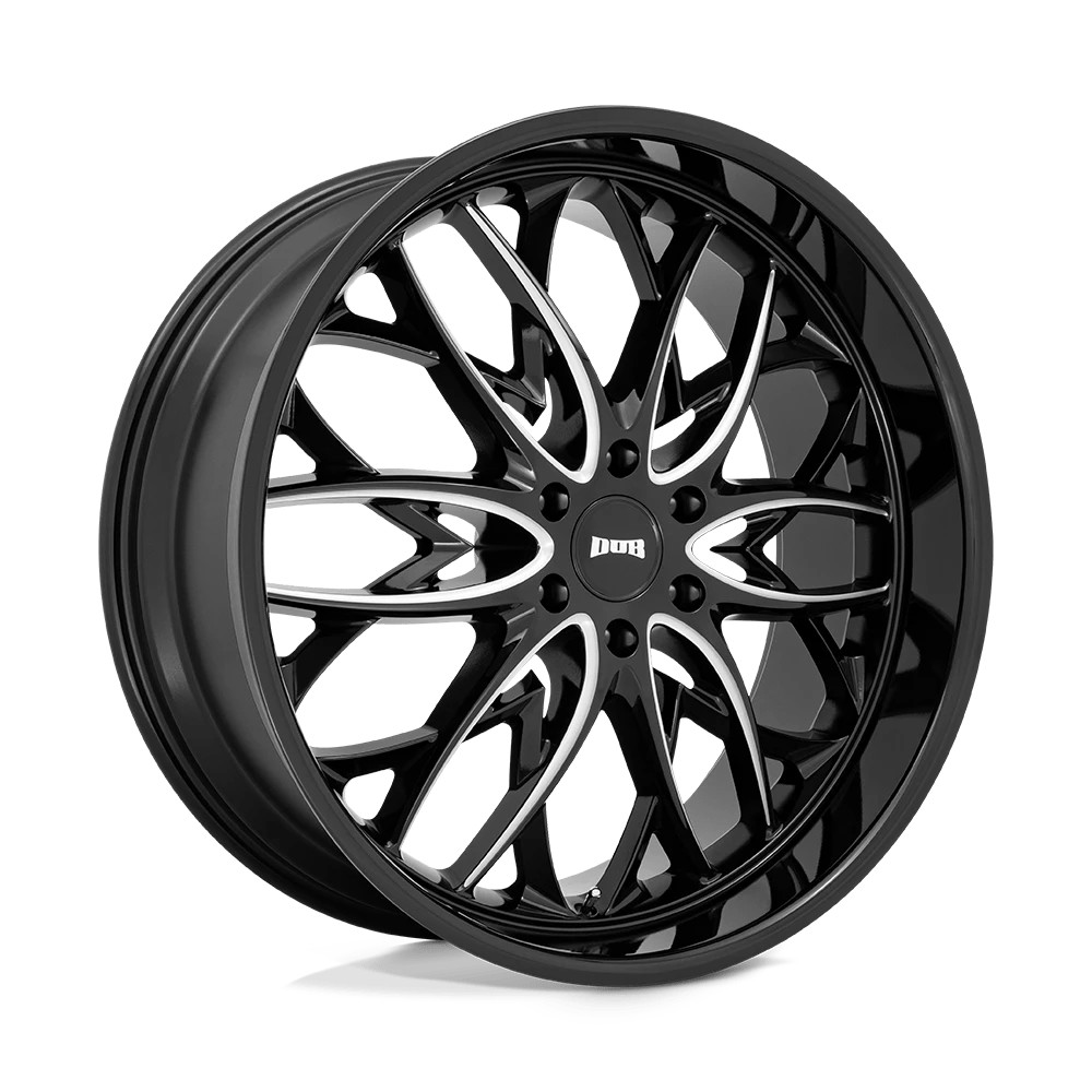 DUB 1PC S263 OG 22X9.5 30 6X135/6X5.3 Gloss Black Milled