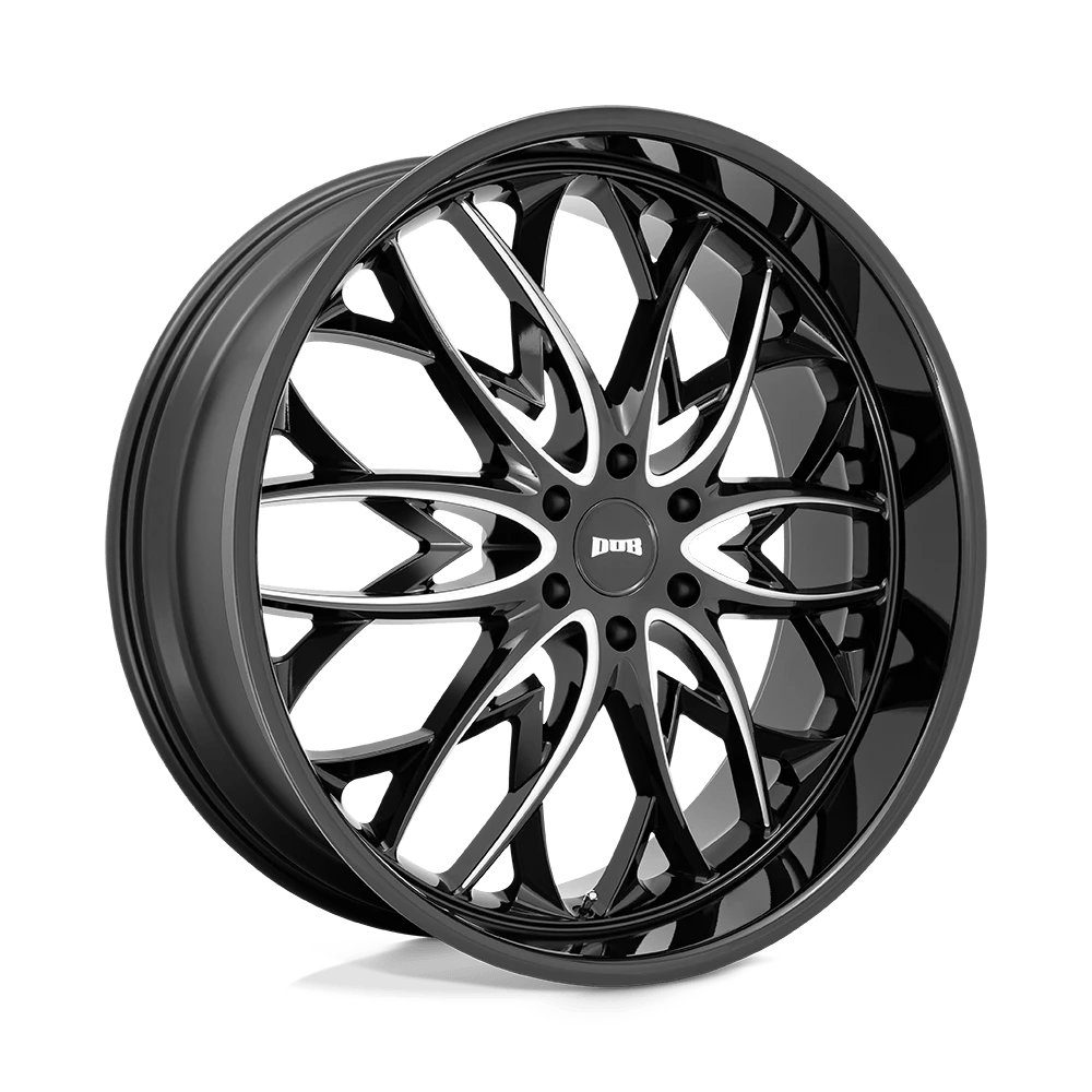DUB 1PC S263 OG 26X10 25 6X139.7/6X5.5 Gloss Black Milled