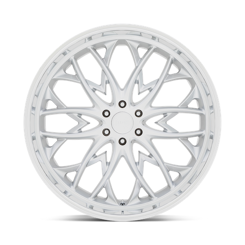 DUB 1PC S264 OG 22X9.5 25 6X139.7/6X5.5 Silver With Diamond Cut Lip