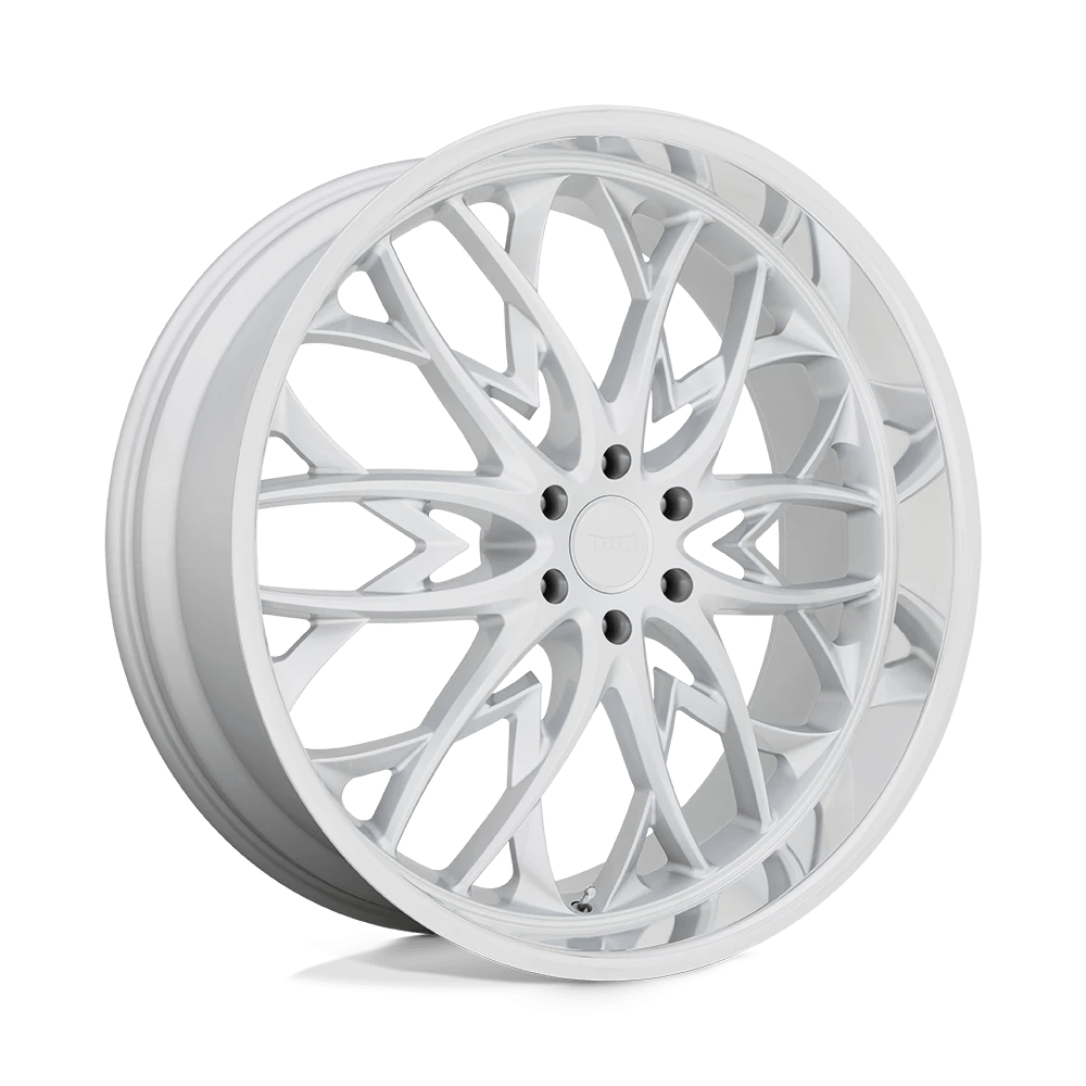 DUB 1PC S264 OG 22X9.5 30 6X135/6X5.3 Silver With Diamond Cut Lip