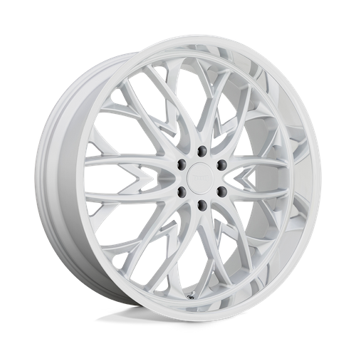 DUB 1PC S264 OG 22X9.5 30 6X135/6X5.3 Silver With Diamond Cut Lip