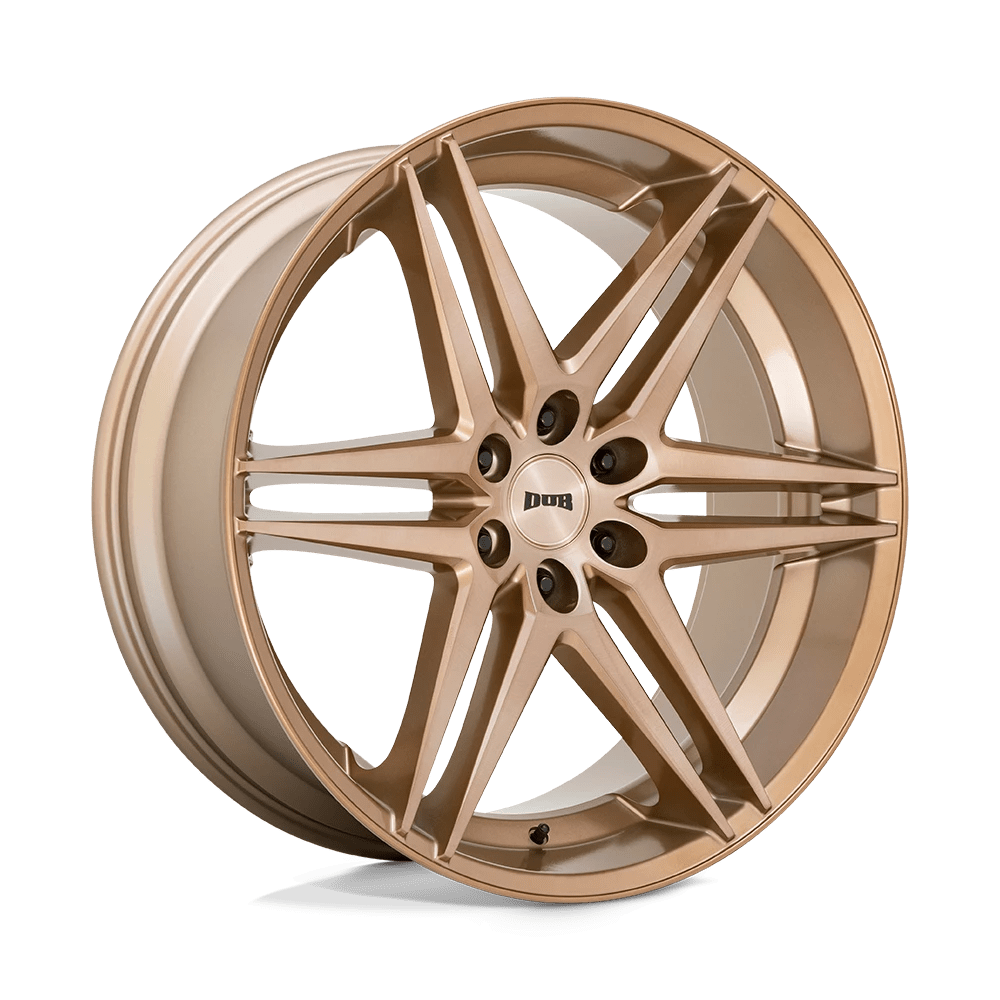 DUB 1PC S266 DIRTY DOG 24X10 25 6X139.7/6X5.5 Platinum Bronze