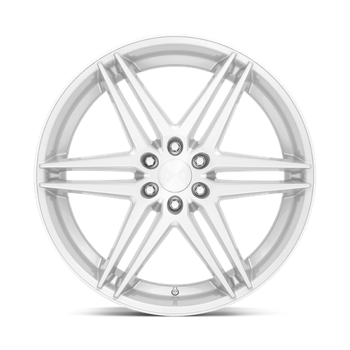 DUB 1PC S270 DIRTY DOG 24X10 30 6X135/6X5.3 Silver With Brushed Face