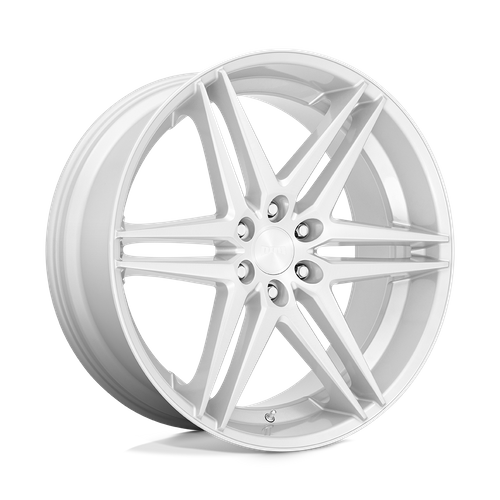 DUB 1PC S270 DIRTY DOG 24X10 30 6X135/6X5.3 Silver With Brushed Face