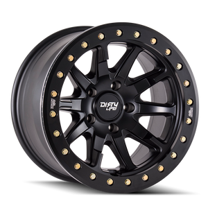 DIRTY LIFE DT-2 9304 20X9 12 5x139.7 MATTE BLACK W/SIMULATED RING