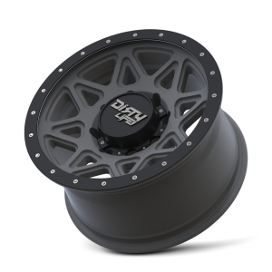 DIRTY LIFE THEORY 9305 18X9 0 6x139.7 MATTE GUNMETAL W/SIMULATED RING