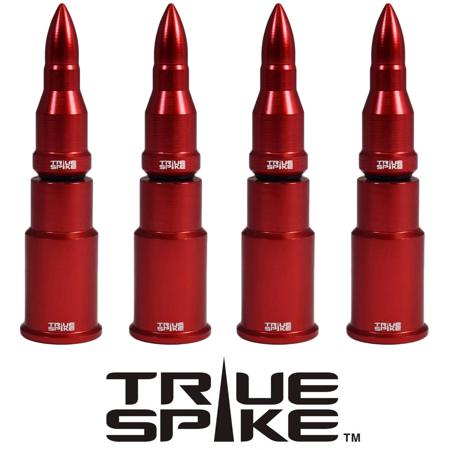 TRUE SPIKE Valve Stem Base/Valve Stem Bullet Cap (4pc Kit) WVC005/WVC006