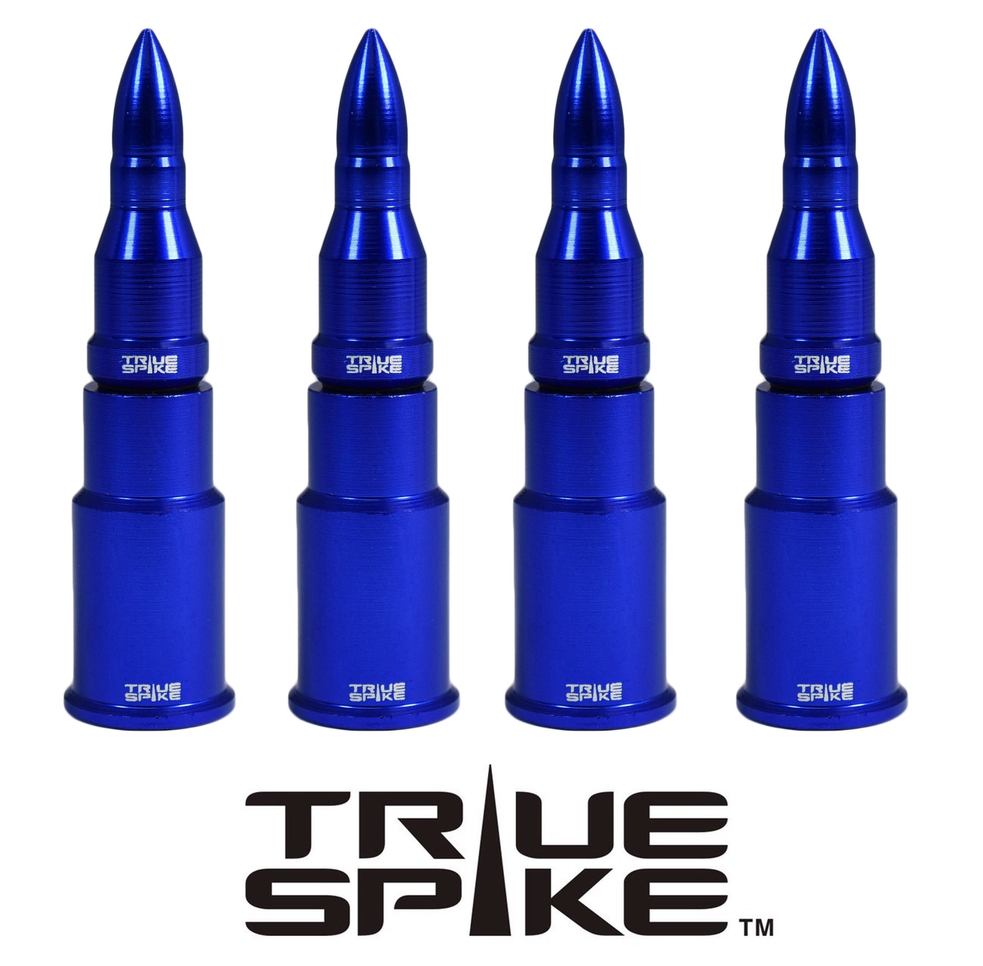 BULLET BILLET ALUMINUM AIR TIRE RIM WHEEL VALVE STEM CAP COVER KIT AVAILABLE IN MANY COLORS // PART # WVC005 WVC006