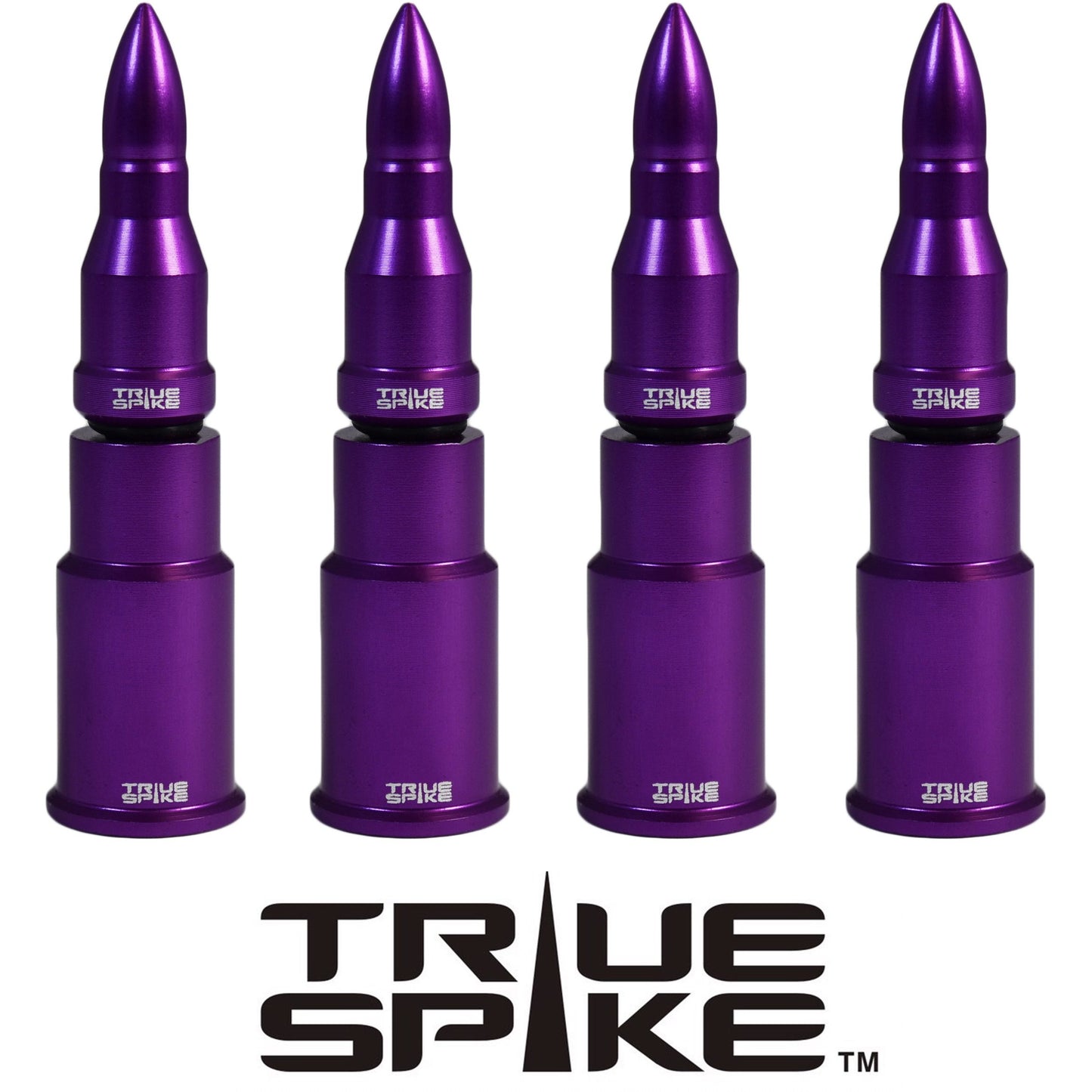 TRUE SPIKE Valve Stem Base/Valve Stem Bullet Cap (4pc Kit) WVC005/WVC006