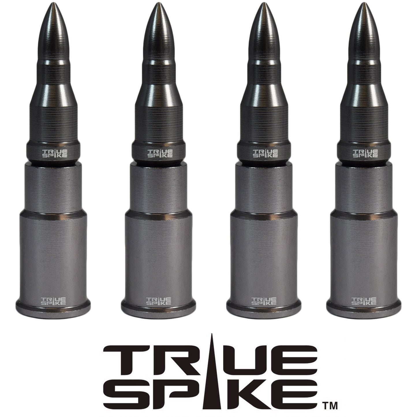 TRUE SPIKE Valve Stem Base/Valve Stem Bullet Cap (4pc Kit) WVC005/WVC006