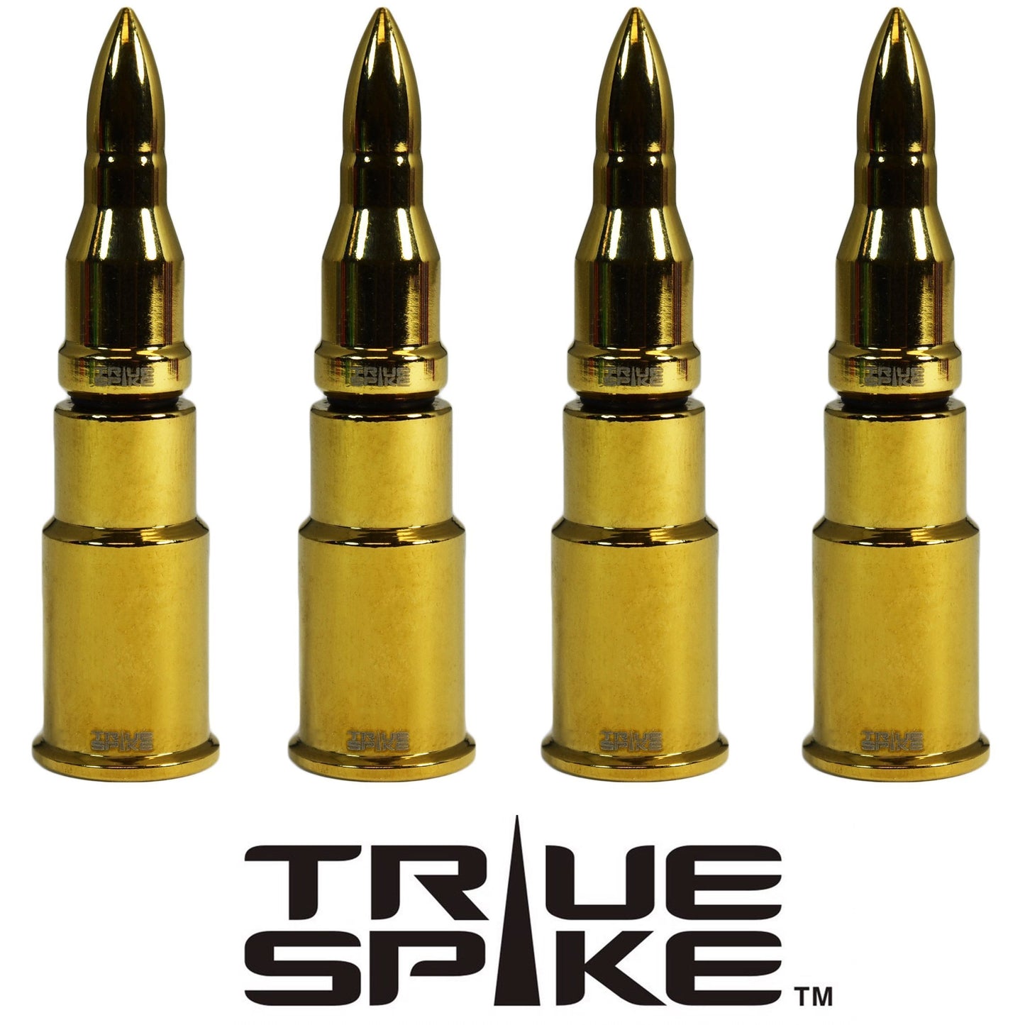 TRUE SPIKE Valve Stem Base/Valve Stem Bullet Cap (4pc Kit) WVC005/WVC006