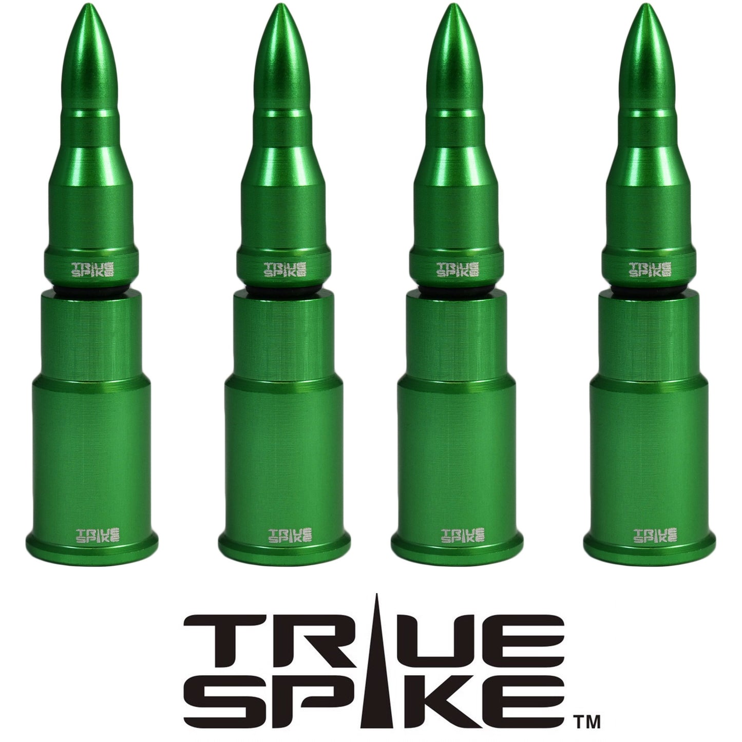 TRUE SPIKE Valve Stem Base/Valve Stem Bullet Cap (4pc Kit) WVC005/WVC006